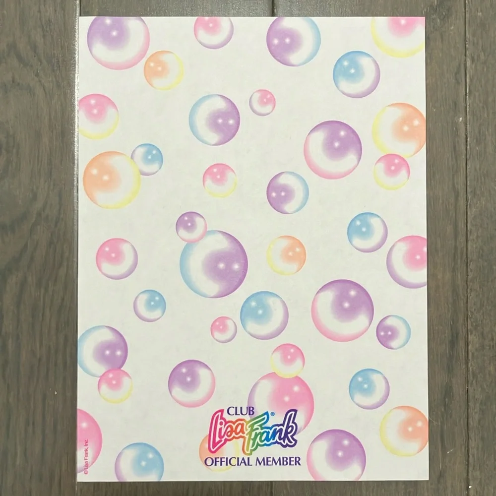 90s Vintage Club Lisa Frank Stationery Paper - Picture 2 of 14